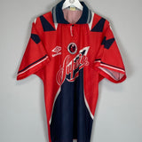 1995/96 TIBURONES VERACRUZ 19 HOME SHIRT (XL) UMBRO - Cult Kits - XL - Buy Vintage Football Shirts, Authentic Retro Football Shirts For Sale, Classic Football Shirts & Soccer Jersey