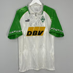 Shop 1995/96 WERDER BREMEN *SIGNED* HOME SHIRT (M) PUMA, classic football shirts, vintage football shirts & retro soccer jerseys at Cult Kits