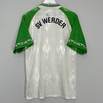 Shop 1995/96 WERDER BREMEN *SIGNED* HOME SHIRT (M) PUMA, classic football shirts, vintage football shirts & retro soccer jerseys at Cult Kits