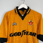 Shop 1995/96 WOLVES HOME SHIRT (M) NUTMEG, classic football shirts, vintage football shirts & retro soccer jerseys at Cult Kits