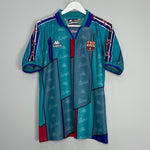 Shop 1995/97 BARCELONA RONALDO #9 AWAY SHIRT (S) KAPPA, classic football shirts, vintage football shirts & retro soccer jerseys at Cult Kits