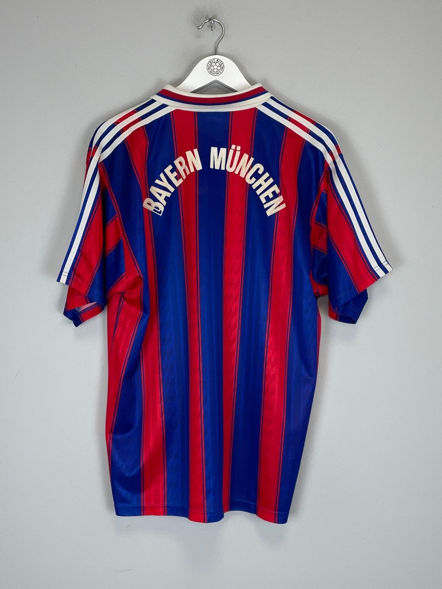 Shop 1995/97 BAYERN MUNICH HOME SHIRT (L) ADIDAS, classic football shirts, vintage football shirts & retro soccer jerseys at Cult Kits