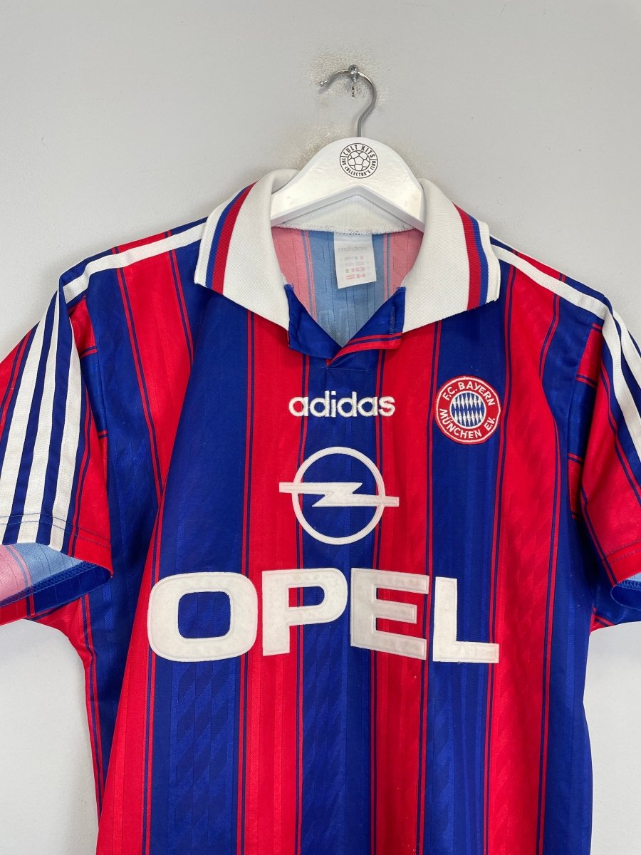 1995/97 BAYERN MUNICH HOME SHIRT (S) ADIDAS - Cult Kits - Small - Buy Vintage Football Shirts, Authentic Retro Football Shirts For Sale, Classic Football Shirts & Soccer Jersey