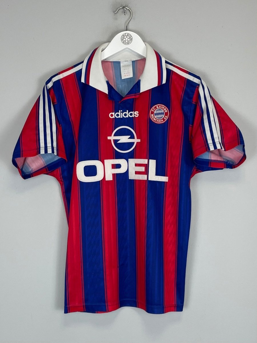 1995/97 BAYERN MUNICH HOME SHIRT (S) ADIDAS - Cult Kits - Small - Buy Vintage Football Shirts, Authentic Retro Football Shirts For Sale, Classic Football Shirts & Soccer Jersey