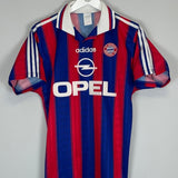 1995/97 BAYERN MUNICH HOME SHIRT (S) ADIDAS - Cult Kits - Small - Buy Vintage Football Shirts, Authentic Retro Football Shirts For Sale, Classic Football Shirts & Soccer Jersey