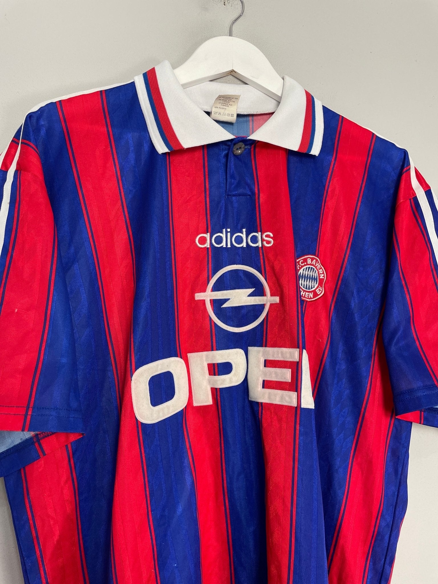 Shop 1995/97 BAYERN MUNICH HOME SHIRT (XL) ADIDAS, classic football shirts, vintage football shirts & retro soccer jerseys at Cult Kits