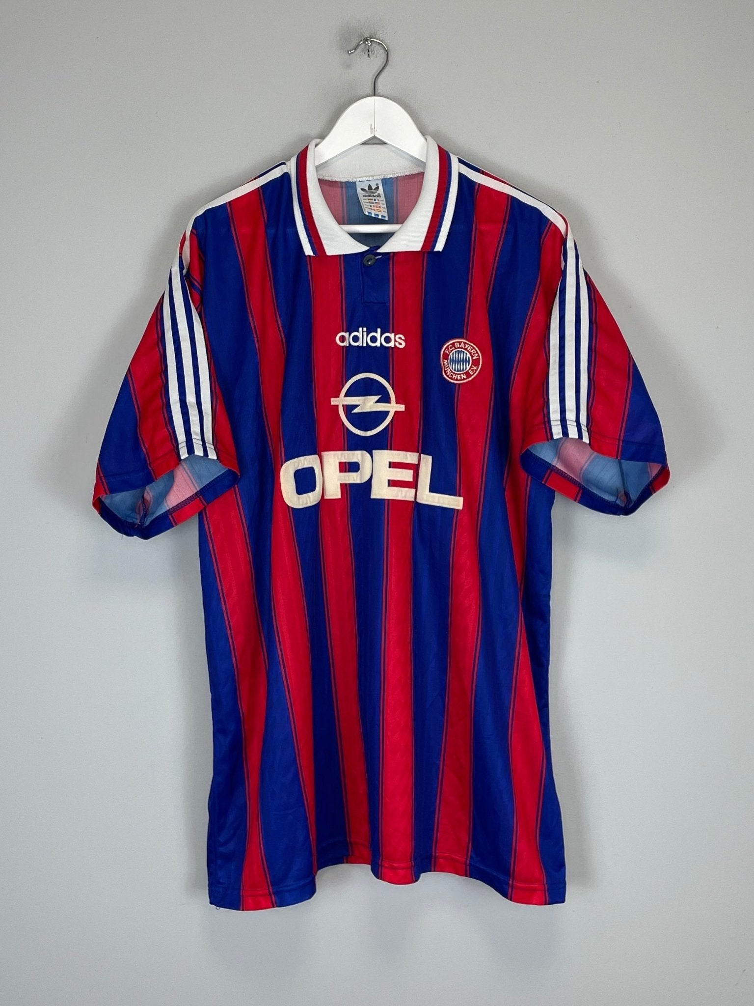 Shop 1995/97 BAYERN MUNICH HOME SHIRT (XXL) ADIDAS, classic football shirts, vintage football shirts & retro soccer jerseys at Cult Kits