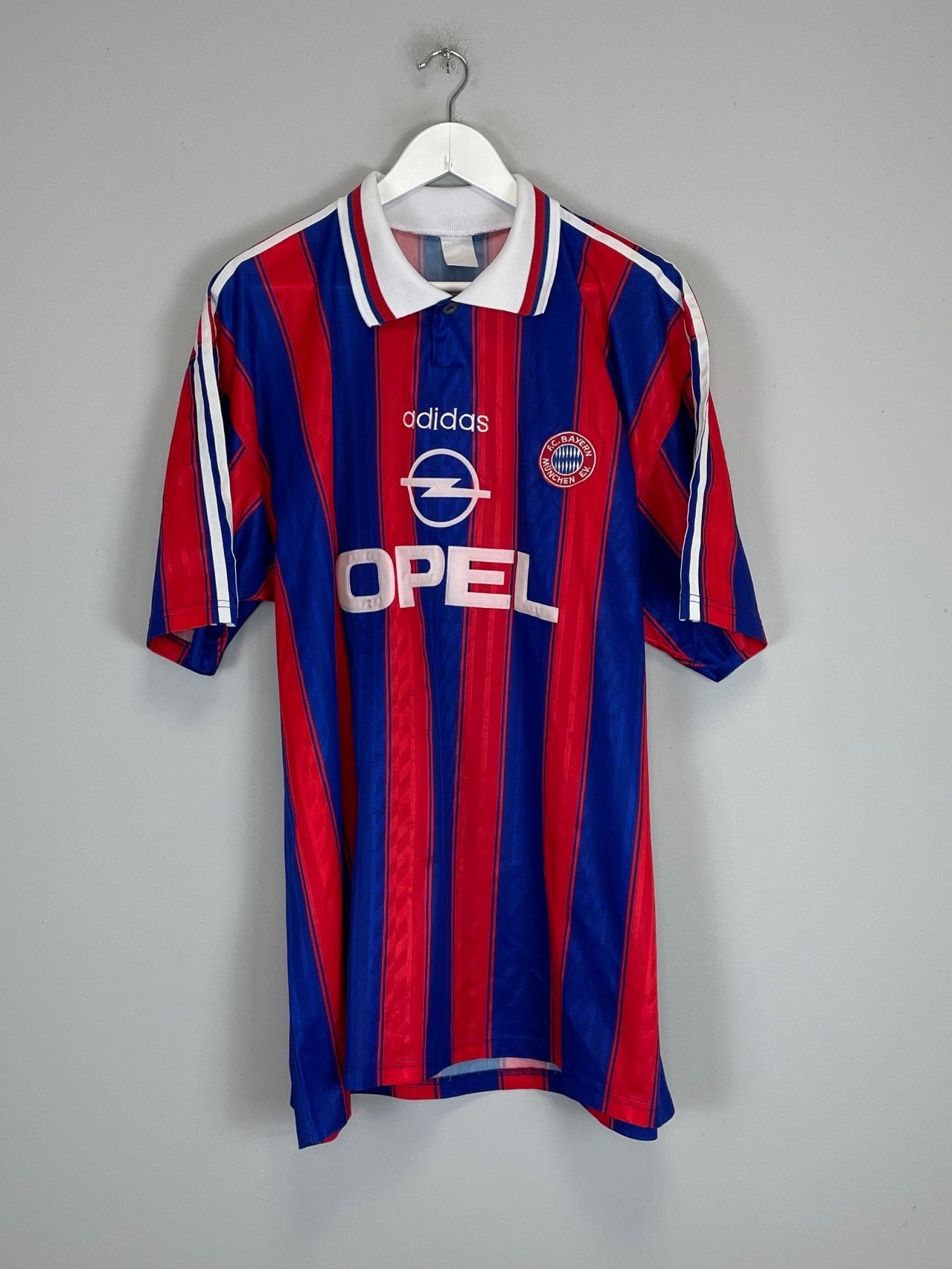 Shop 1995/97 BAYERN MUNICH HOME SHIRT (XXL) ADIDAS, classic football shirts, vintage football shirts & retro soccer jerseys at Cult Kits