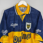 Shop 1995/97 BOCA JUNIORS HOME SHIRT (XL) OLAN, classic football shirts, vintage football shirts & retro soccer jerseys at Cult Kits