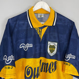 Shop 1995/97 BOCA JUNIORS HOME SHIRT (XL) OLAN, classic football shirts, vintage football shirts & retro soccer jerseys at Cult Kits