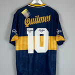 1995/97 Boca Juniors (Maradona) 10 *Reissue* BNWT Home (Multiple Sizes) Olan - Cult Kits - Medium - Buy Vintage Football Shirts, Authentic Retro Football Shirts For Sale, Classic Football Shirts & Soccer Jersey