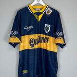 1995/97 Boca Juniors (Maradona) 10 *Reissue* BNWT Home (Multiple Sizes) Olan - Cult Kits - Medium - Buy Vintage Football Shirts, Authentic Retro Football Shirts For Sale, Classic Football Shirts & Soccer Jersey