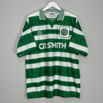 Shop 1995/97 CELTIC HOME SHIRT (XL) UMBRO, classic football shirts, vintage football shirts & retro soccer jerseys at Cult Kits