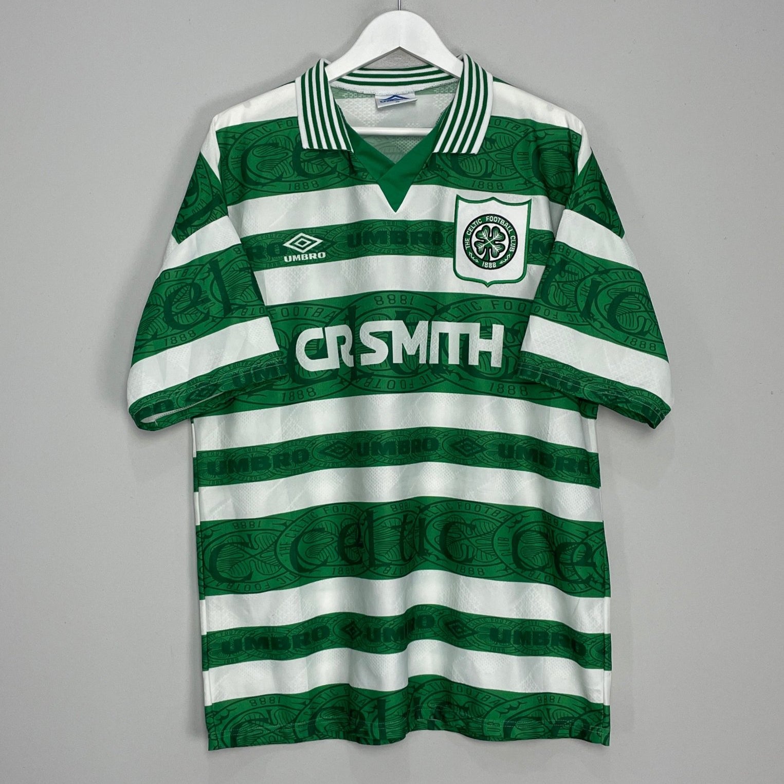 Shop 1995/97 CELTIC HOME SHIRT (XL) UMBRO, classic football shirts, vintage football shirts & retro soccer jerseys at Cult Kits
