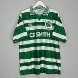 Shop 1995/97 CELTIC HOME SHIRT (XL) UMBRO, classic football shirts, vintage football shirts & retro soccer jerseys at Cult Kits