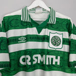 Shop 1995/97 CELTIC HOME SHIRT (XL) UMBRO, classic football shirts, vintage football shirts & retro soccer jerseys at Cult Kits