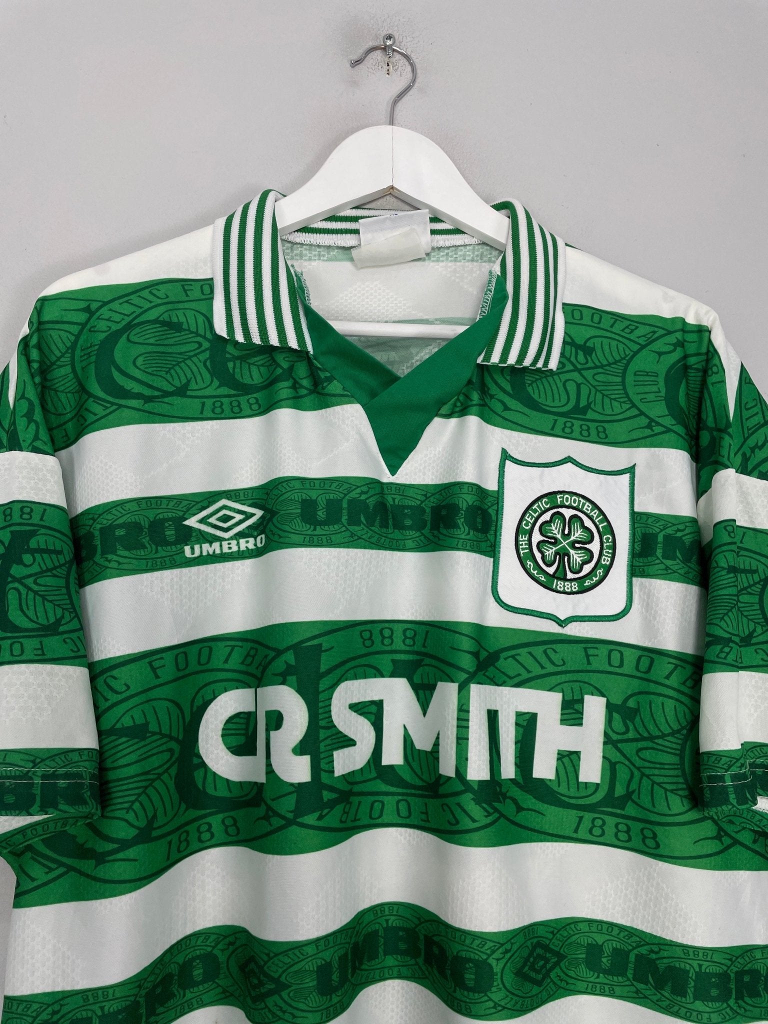Shop 1995/97 CELTIC HOME SHIRT (XL) UMBRO, classic football shirts, vintage football shirts & retro soccer jerseys at Cult Kits