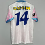 Shop 1995/97 CEREZO OSAKA #14 AWAY SHIRT (L) MIZUNO, classic football shirts, vintage football shirts & retro soccer jerseys at Cult Kits