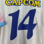 Shop 1995/97 CEREZO OSAKA #14 AWAY SHIRT (L) MIZUNO, classic football shirts, vintage football shirts & retro soccer jerseys at Cult Kits