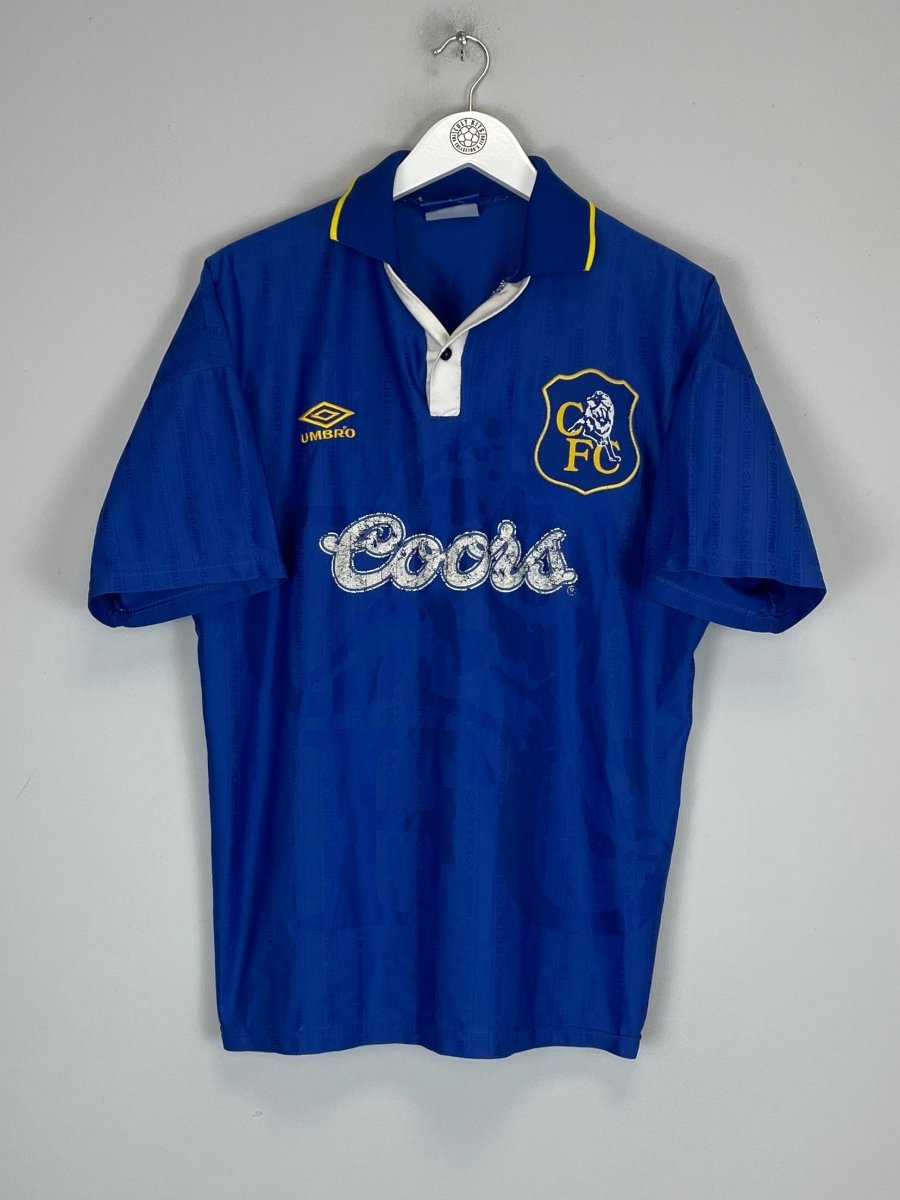 1995/97 CHELSEA HOME SHIRT (L) UMBRO - Cult Kits - Large - Buy Vintage Football Shirts, Authentic Retro Football Shirts For Sale, Classic Football Shirts & Soccer Jersey