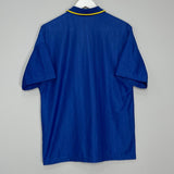 Shop 1995/97 CHELSEA HOME SHIRT (M) UMBRO, classic football shirts, vintage football shirts & retro soccer jerseys at Cult Kits
