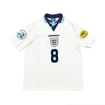 Buy 1995/97 ENGLAND GASCOIGNE 8 HOME SHIRT (XL) UMBRO ~ Free worldwide shipping available ~ Authentic Vintage Football Shirts from Cult Kits