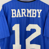 Shop 1995/97 EVERTON BARMBY #12 HOME SHIRT (L) UMBRO, classic football shirts, vintage football shirts & retro soccer jerseys at Cult Kits