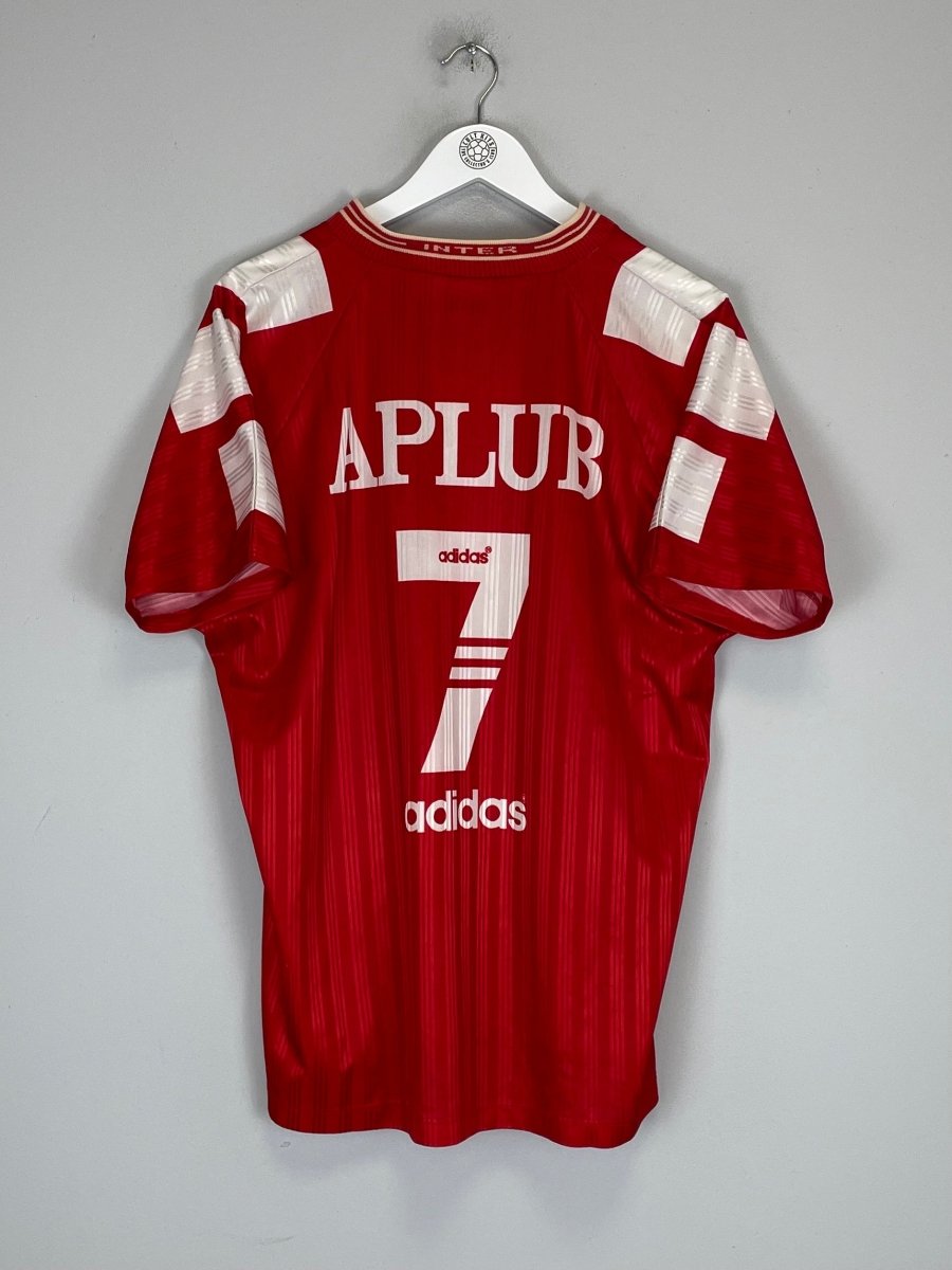 1995/97 INTERNACIONAL 7 HOME SHIRT (M) ADIDAS - Cult Kits - Medium - Buy Vintage Football Shirts, Authentic Retro Football Shirts For Sale, Classic Football Shirts & Soccer Jersey