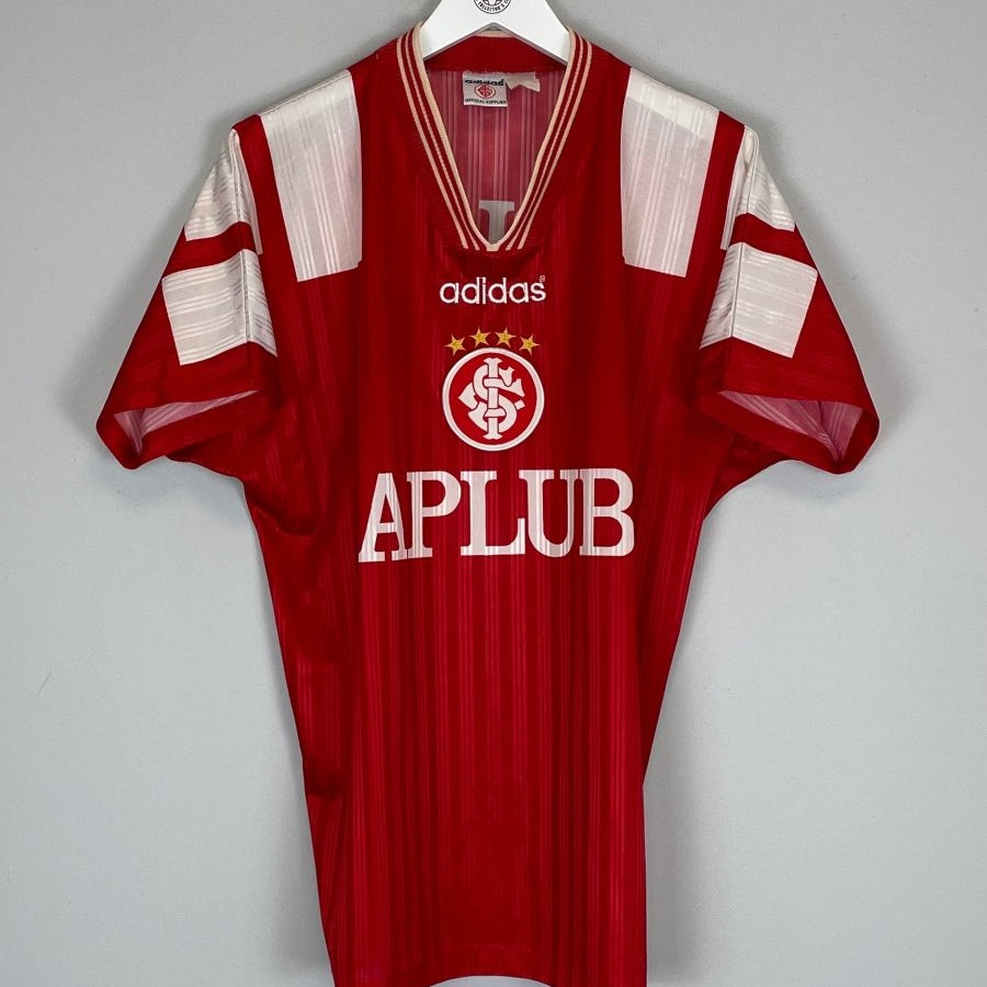 1995/97 INTERNACIONAL 7 HOME SHIRT (M) ADIDAS - Cult Kits - Medium - Buy Vintage Football Shirts, Authentic Retro Football Shirts For Sale, Classic Football Shirts & Soccer Jersey