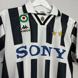 Shop 1995/97 JUVENTUS HOME SHIRT (S) KAPPA, classic football shirts, vintage football shirts & retro soccer jerseys at Cult Kits