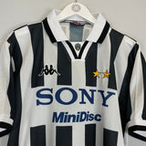 1995/97 JUVENTUS VIERI 15 HOME SHIRT (L) KAPPA - Cult Kits - Large - Buy Vintage Football Shirts, Authentic Retro Football Shirts For Sale, Classic Football Shirts & Soccer Jersey