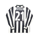 Buy 1995/97 Juventus Zidane 21 L/S Home Shirt (M) Kappa ~ Free worldwide shipping ~ Authentic Vintage Football Shirts from Cult Kits