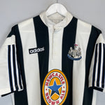 Shop 1995/97 NEWCASTLE UNITED HOME SHIRT (M) ADIDAS, classic football shirts, vintage football shirts & retro soccer jerseys at Cult Kits