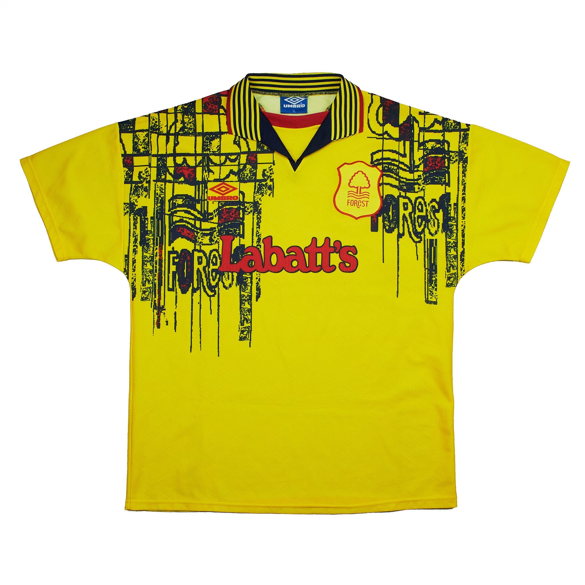 Buy 1995/97 Nottingham Forest Away Shirt (XL) Umbro ~ Free worldwide shipping ~ Authentic Vintage Football Shirts from Cult Kits