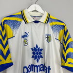 Shop 1995/97 PARMA HOME SHIRT (XXL) PUMA, classic football shirts, vintage football shirts & retro soccer jerseys at Cult Kits