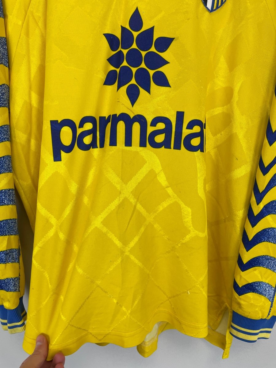 1995/97 PARMA L/S HOME SHIRT (M) PUMA - Cult Kits - Medium - Buy Vintage Football Shirts, Authentic Retro Football Shirts For Sale, Classic Football Shirts & Soccer Jersey