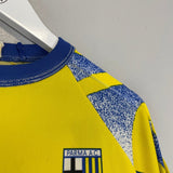 1995/97 PARMA TRAINING SHIRT "SCUOLA CALCIO" (M) PUMA - Cult Kits - Small - Buy Vintage Football Shirts, Authentic Retro Football Shirts For Sale, Classic Football Shirts & Soccer Jersey