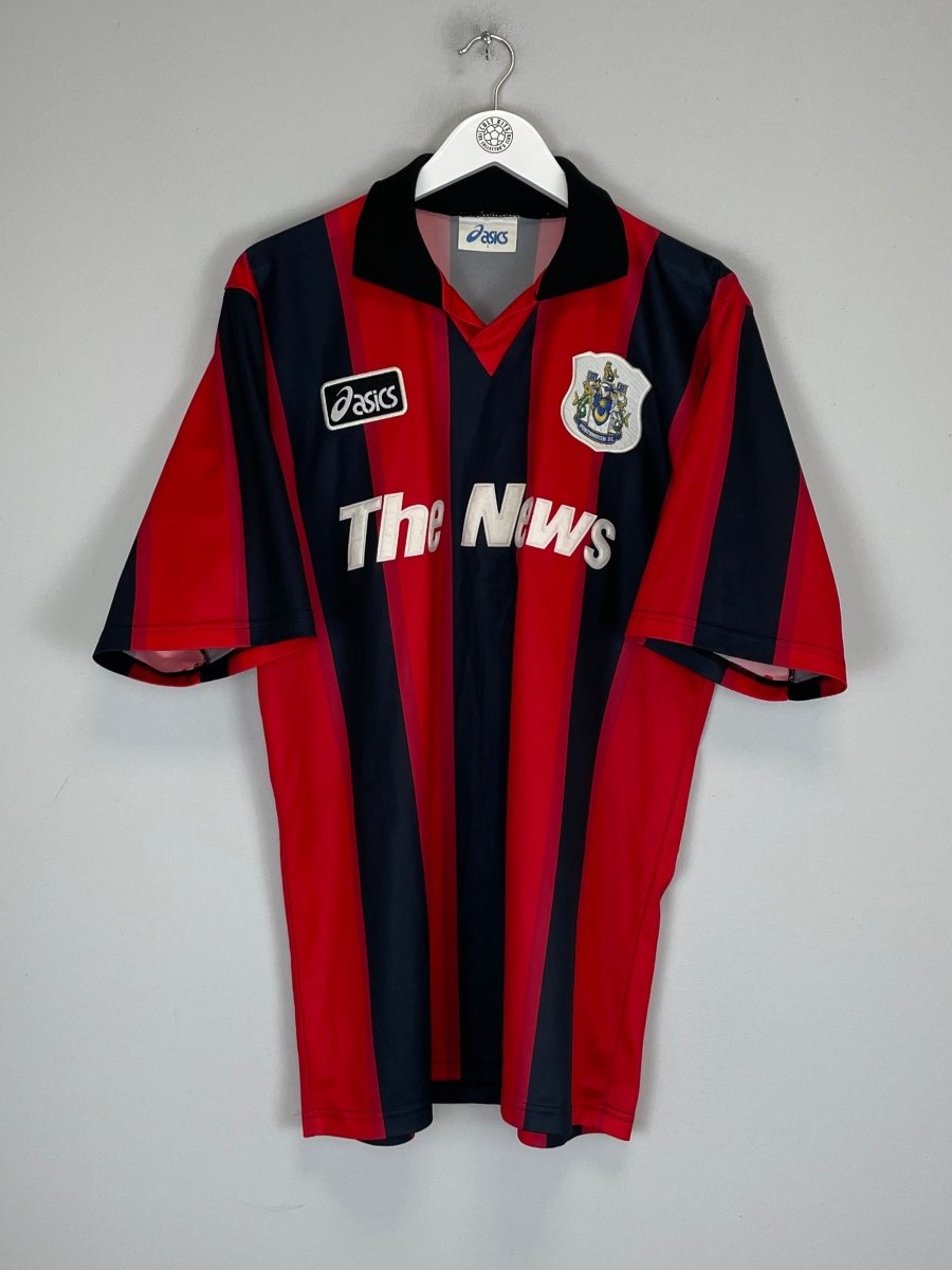 1995/97 PORTSMOUTH AWAY SHIRT (L) ASICS - Cult Kits - Large - Buy Vintage Football Shirts, Authentic Retro Football Shirts For Sale, Classic Football Shirts & Soccer Jersey