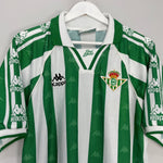 Shop 1995/97 REAL BETIS HOME SHIRT (XL) KAPPA, classic football shirts, vintage football shirts & retro soccer jerseys at Cult Kits