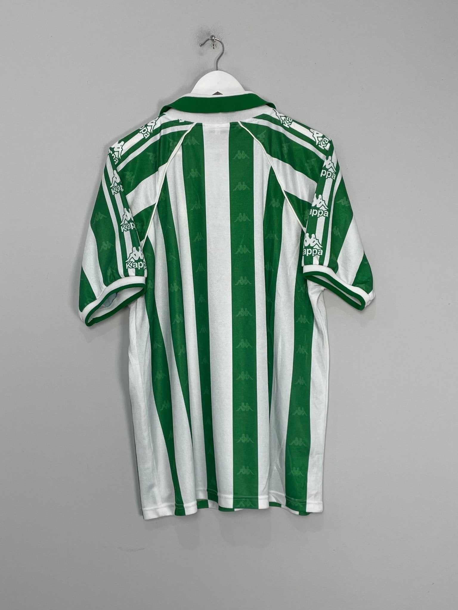 Shop 1995/97 REAL BETIS HOME SHIRT (XL) KAPPA, classic football shirts, vintage football shirts & retro soccer jerseys at Cult Kits
