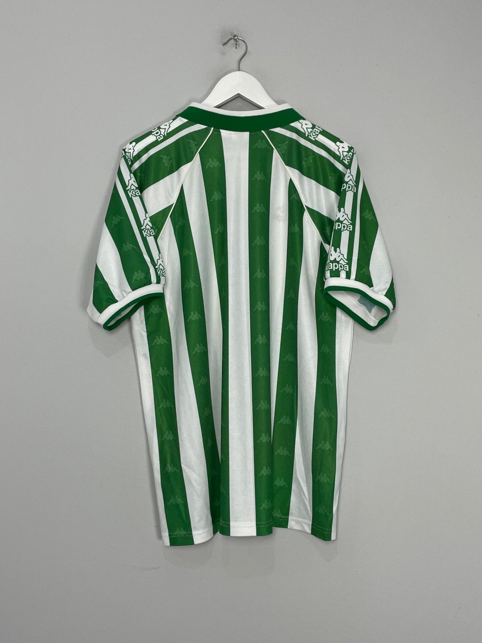 Shop 1995/97 REAL BETIS HOME SHIRT (XL) KAPPA, classic football shirts, vintage football shirts & retro soccer jerseys at Cult Kits