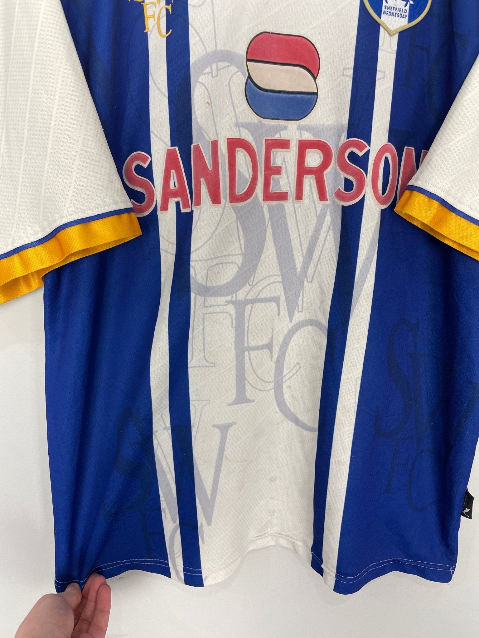 Shop 1995/97 SHEFFIELD WEDNESDAY HOME SHIRT (XL) PUMA, classic football shirts, vintage football shirts & retro soccer jerseys at Cult Kits