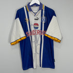 Shop 1995/97 SHEFFIELD WEDNESDAY HOME SHIRT (XL) PUMA, classic football shirts, vintage football shirts & retro soccer jerseys at Cult Kits