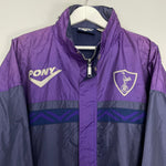 Shop 1995/97 TOTTENHAM BENCHCOAT (XL) PONY, classic football shirts, vintage football shirts & retro soccer jerseys at Cult Kits