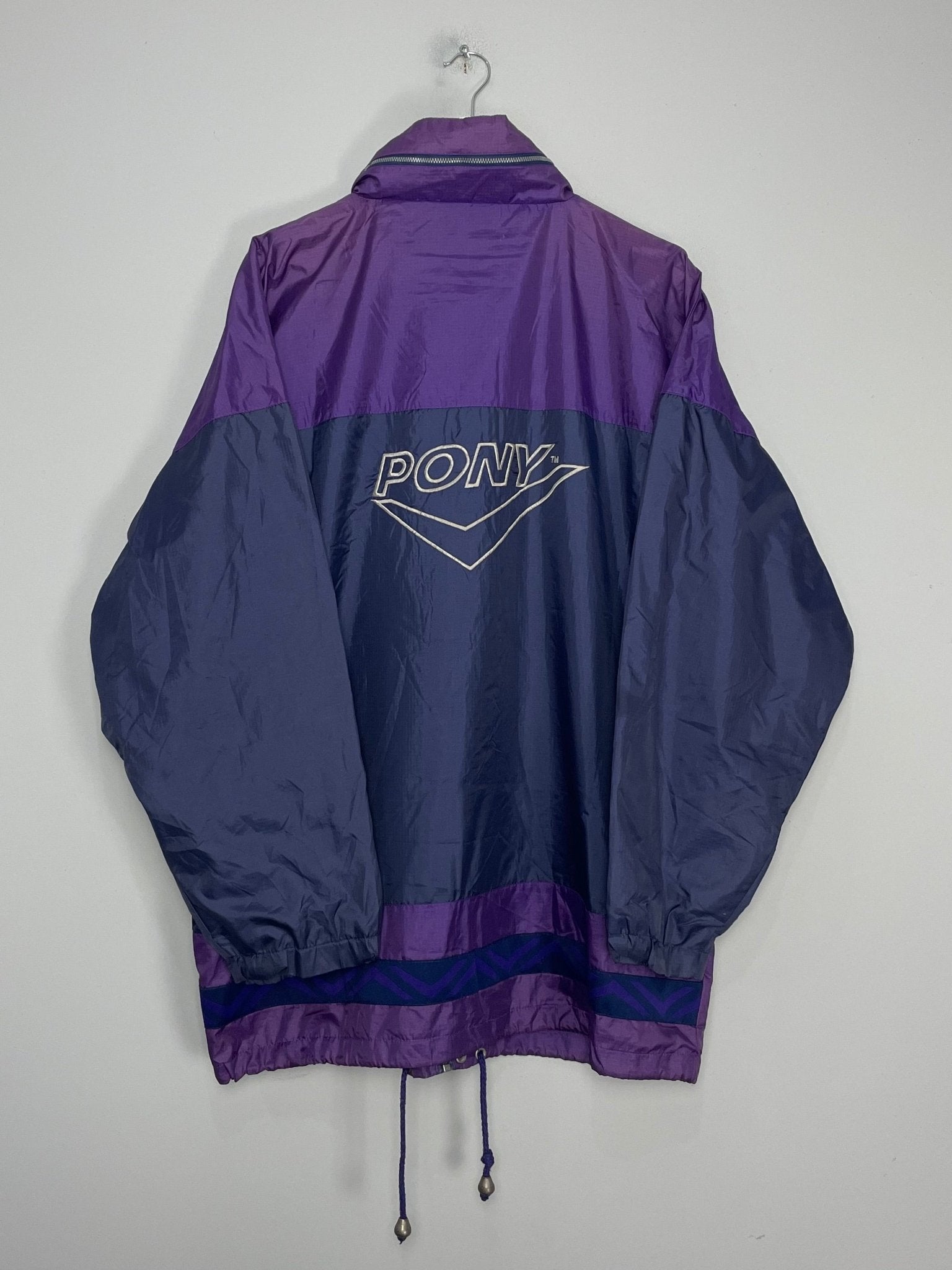 Shop 1995/97 TOTTENHAM BENCHCOAT (XL) PONY, classic football shirts, vintage football shirts & retro soccer jerseys at Cult Kits