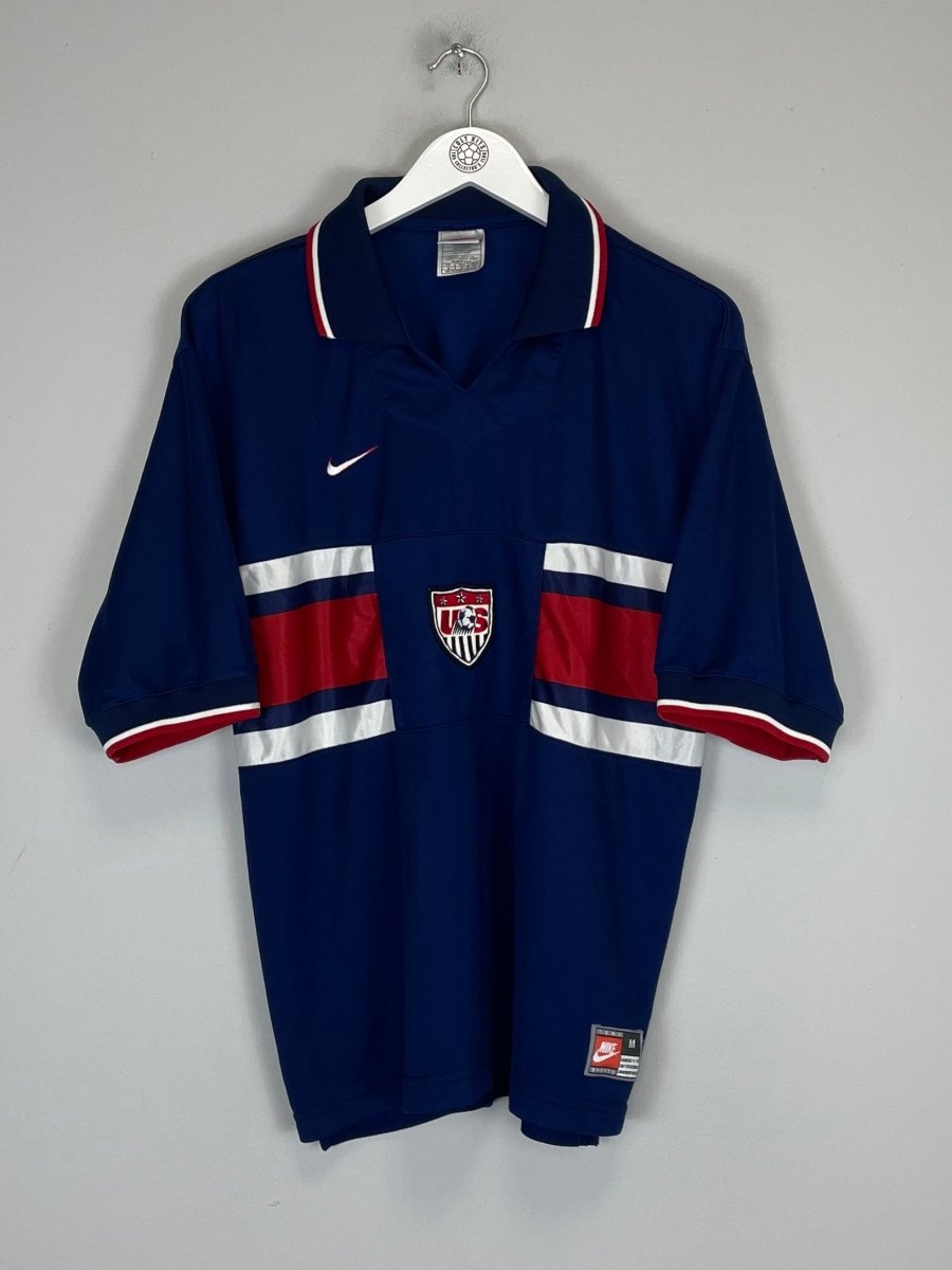 1995/97 USA AWAY SHIRT (M) NIKE - Cult Kits - Medium - Buy Vintage Football Shirts, Authentic Retro Football Shirts For Sale, Classic Football Shirts & Soccer Jersey