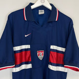 1995/97 USA AWAY SHIRT (M) NIKE - Cult Kits - Medium - Buy Vintage Football Shirts, Authentic Retro Football Shirts For Sale, Classic Football Shirts & Soccer Jersey