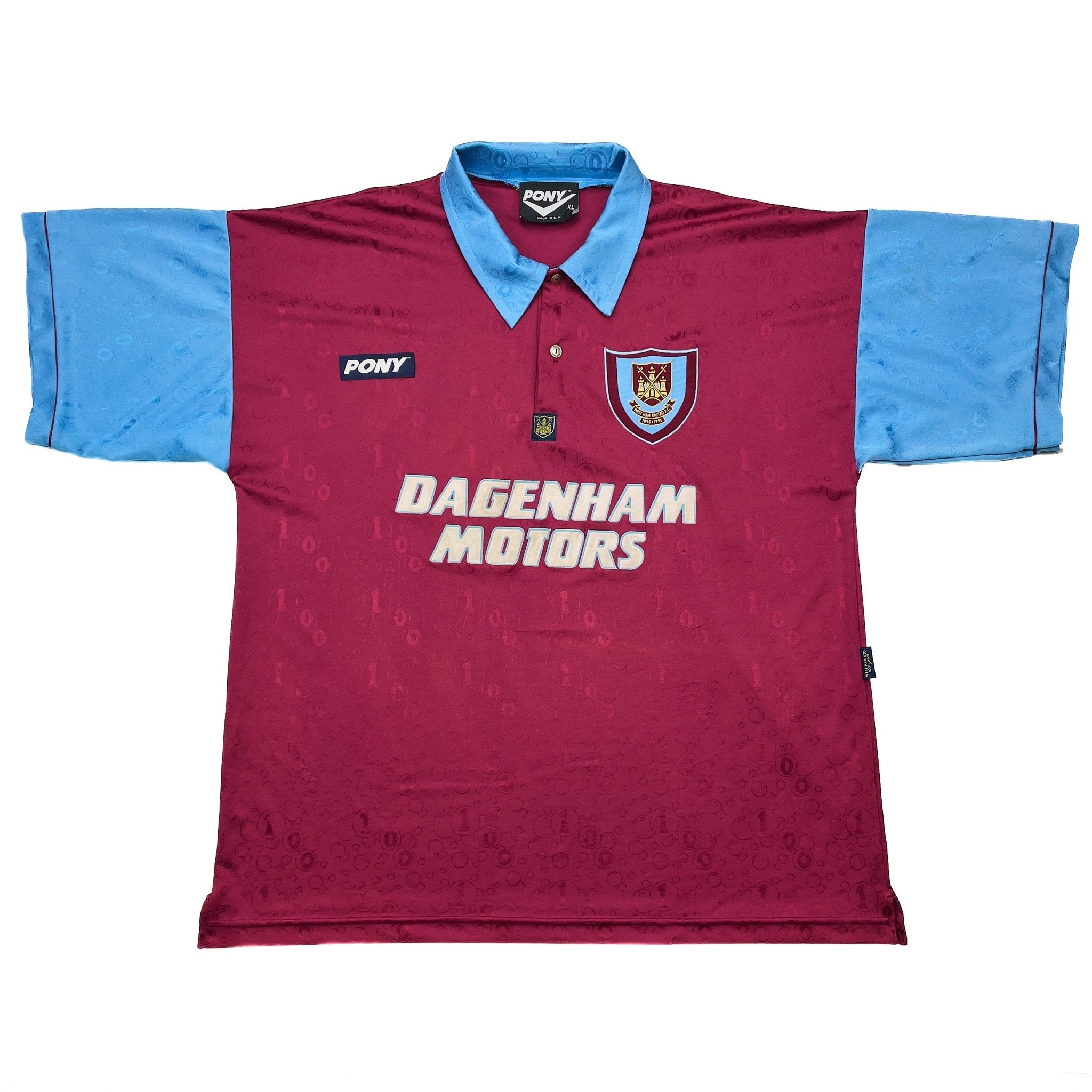 Buy 1995/97 West Ham Lampard 26 Home Shirt (XL) Pony ~ Free worldwide shipping available ~ Authentic Vintage Football Shirts from Cult Kits