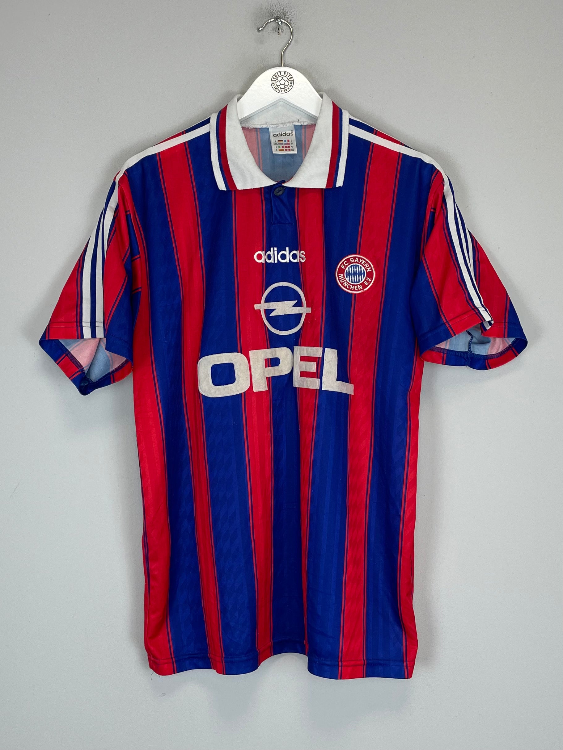 1995/97 BAYERN MUNICH #18 (KLINSMANN) HOME SHIRT (L) ADIDAS