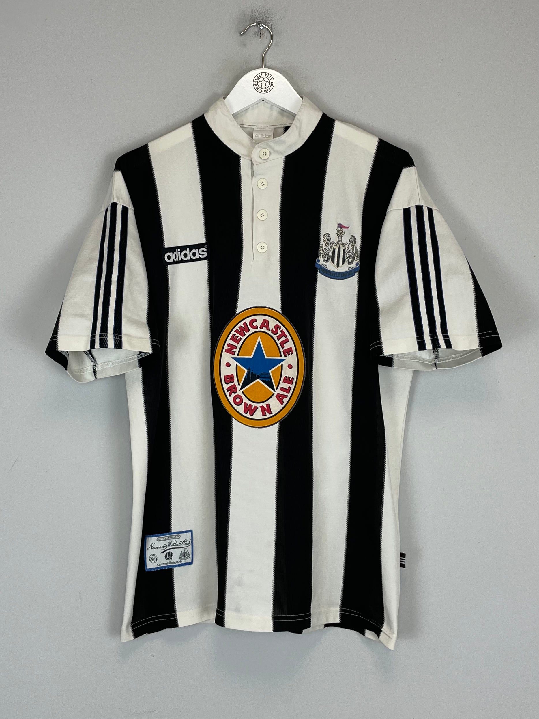 1995/97 NEWCASTLE UNITED HOME SHIRT (L) ADIDAS